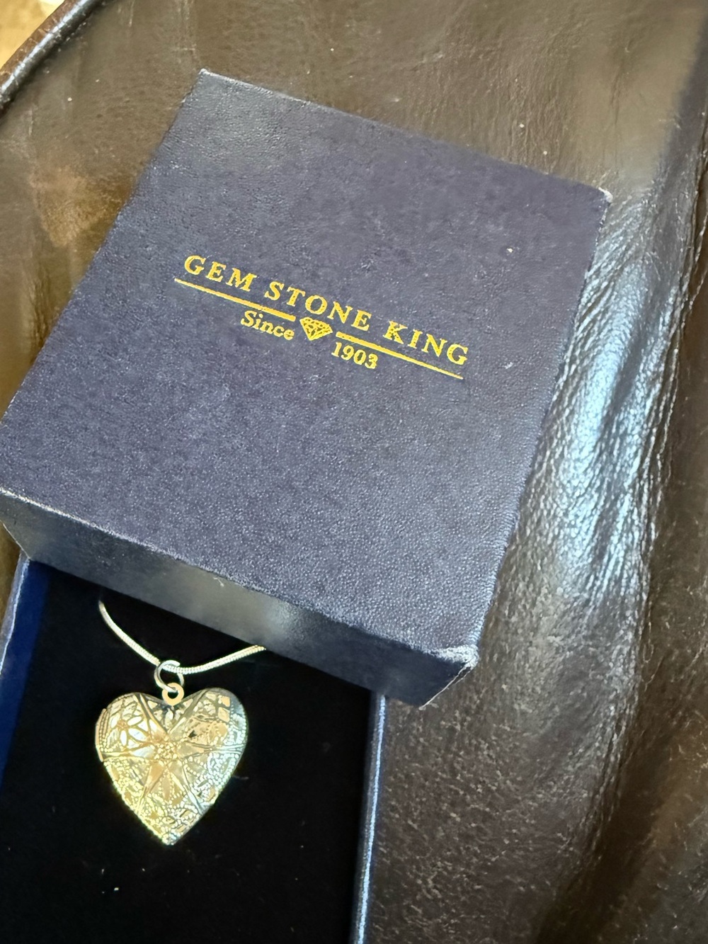 Heart Photo Locket 16" Silver Toned Necklace